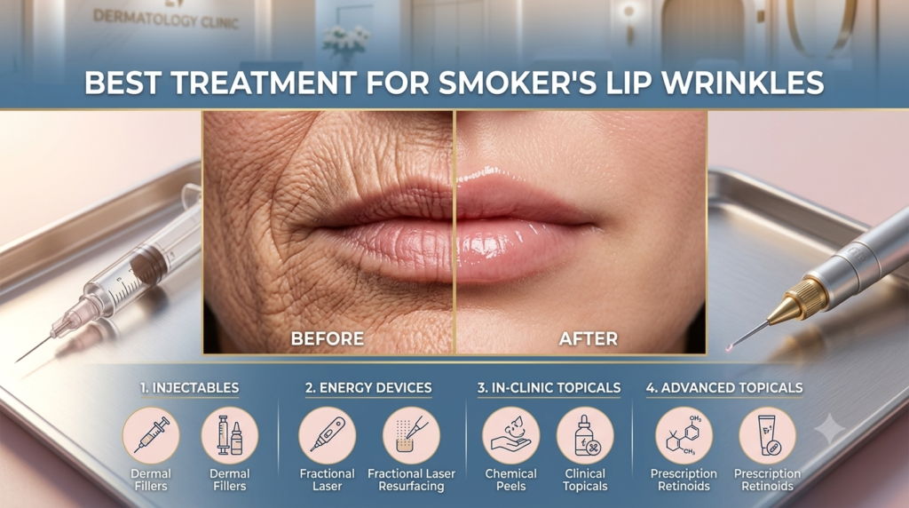 Best Treatment for Smokers Lip Wrinkles
